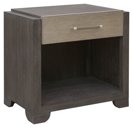Anderson Park Moose Trail And Frontier Brown Open Nightstand - P402141