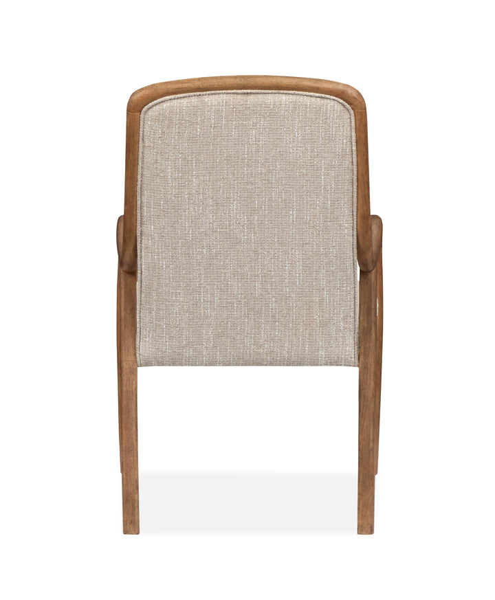Woodward Dark Clove Wood Slat Back Arm Chair - Set of 2 - D6521-73