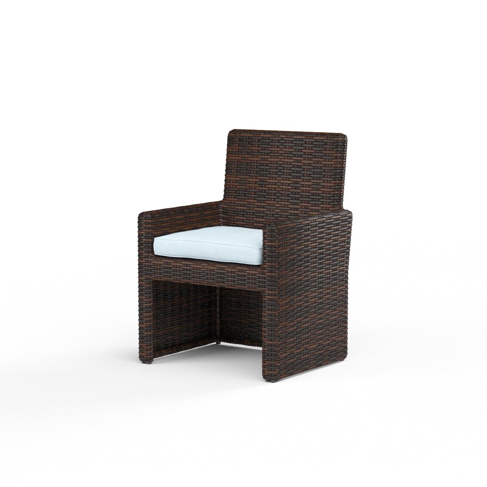 Montecito Dining Chair in Canvas Skyline w/ Self Welt