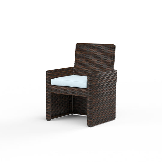 Montecito Dining Chair in Canvas Skyline w/ Self Welt