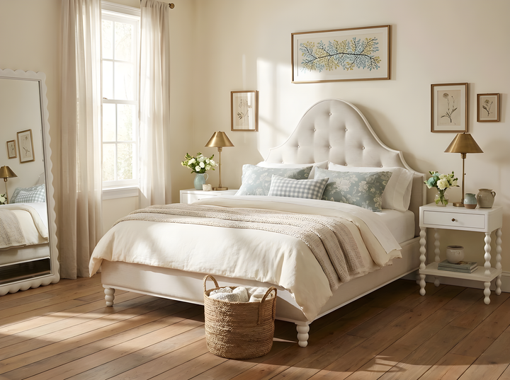 Haven KG Uph Bed-Warm White