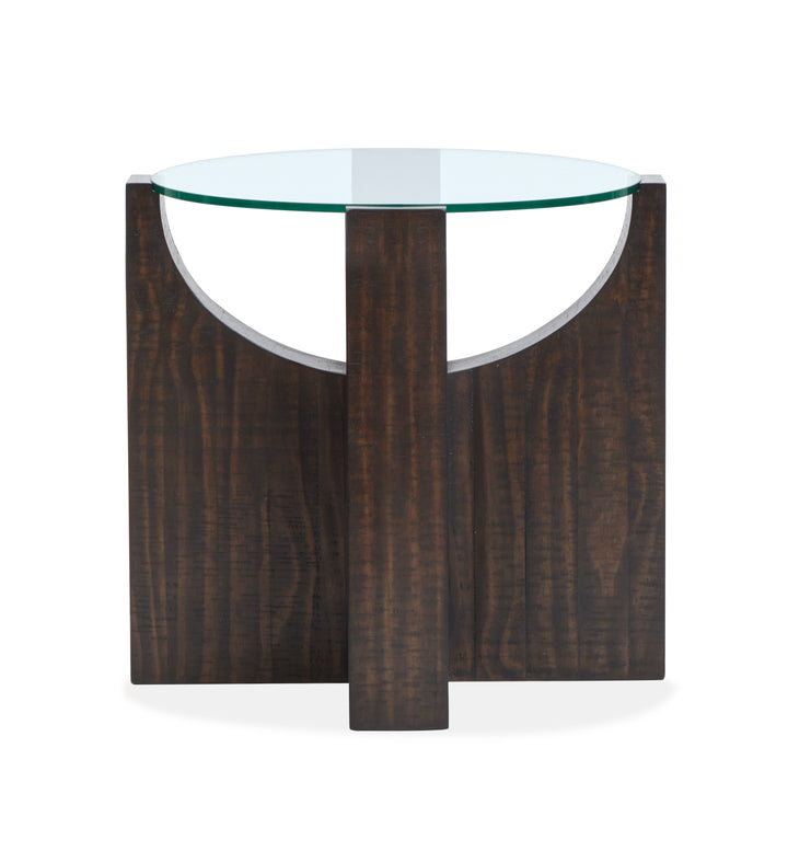 Beckham Rustic Tavern Round Accent Table - T6336-35