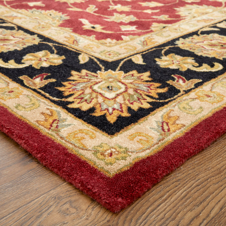 Rectangle/5' x 8'/Red/Black