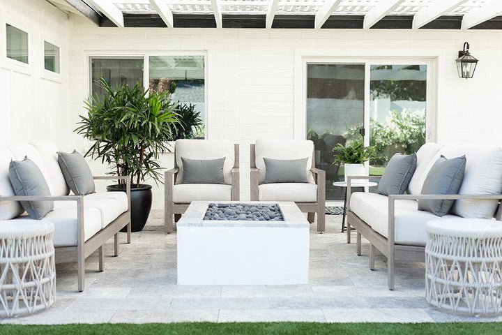 Dana End Table with Honed Carrara Marble Top - AmericanHomeFurniture