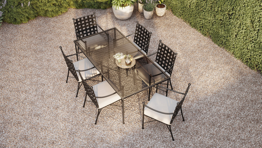 Provence Dining Chair in Canvas Skyline w/ Self Welt
