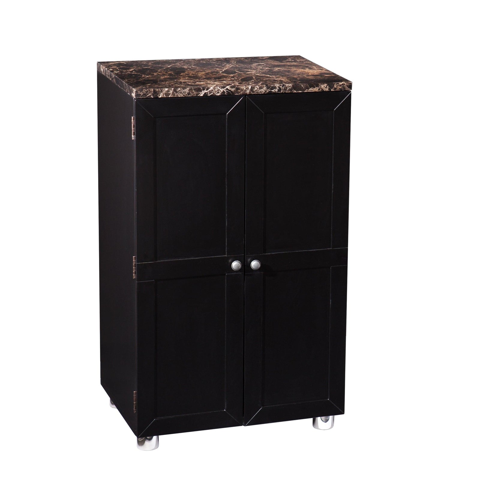 SEI Furniture Cape Town Bar Cabinet w/ Wine Storage BAR + BAR CARTS