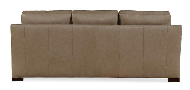 American Home Furniture | Century - Century Leather Stocked Reynolds Sofa