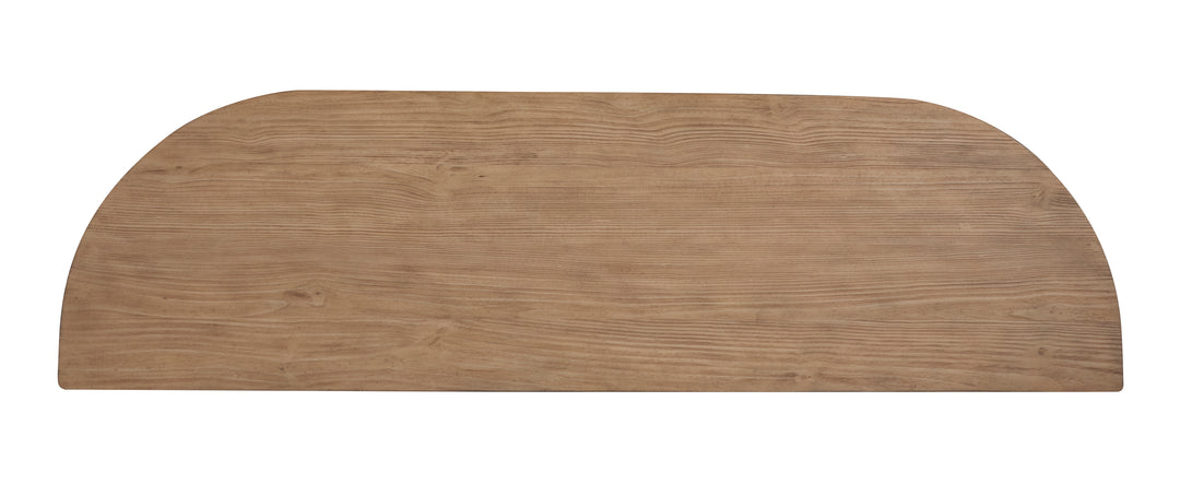 Hayden Golden Oat Demilune Sofa Table - T6348-75