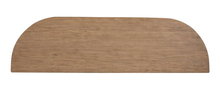 Hayden Golden Oat Demilune Sofa Table - T6348-75