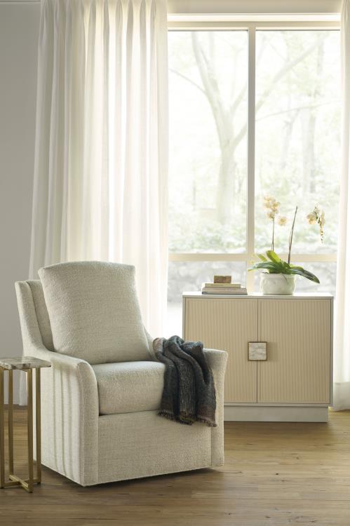 American Home Furniture Century Tori Swivel Chair In 71660L10