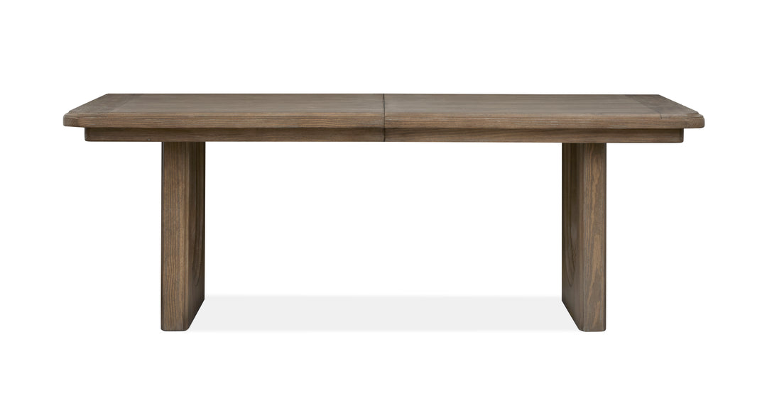 Westbourne Dark Umber Extendable Trestle Dining Table - D5888-21