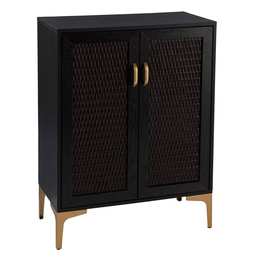 Rolliston Two-Door Bar Cabinet - AmericanHomeFurniture