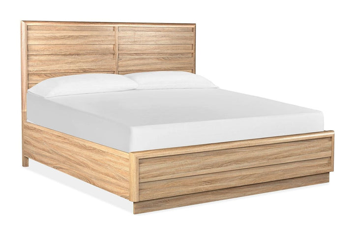 Brentwood Heights Provincial Brown Queen Panel Bed - B6381-54