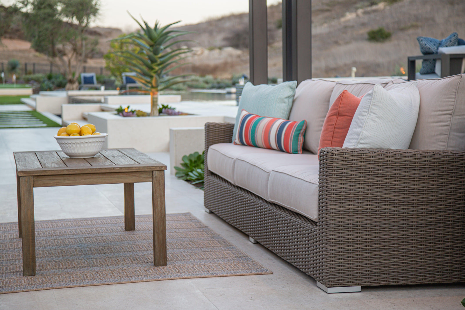 American Home Furniture | Sunset West - Coastal Teak Rectangular Coffee Table