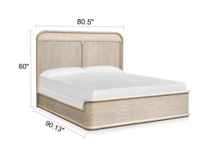 Sunset Cove Sanibel Brown California King Panel Bed - B5783-74