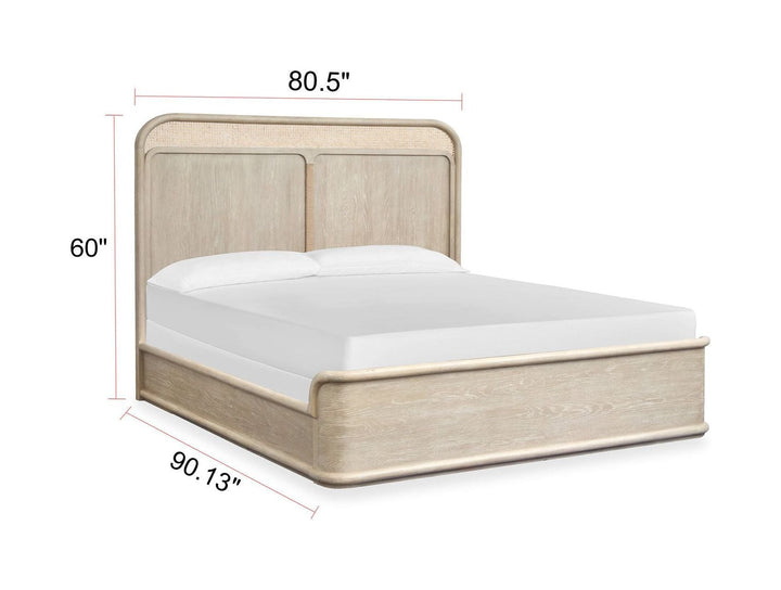 Sunset Cove Sanibel Brown Panel Bed