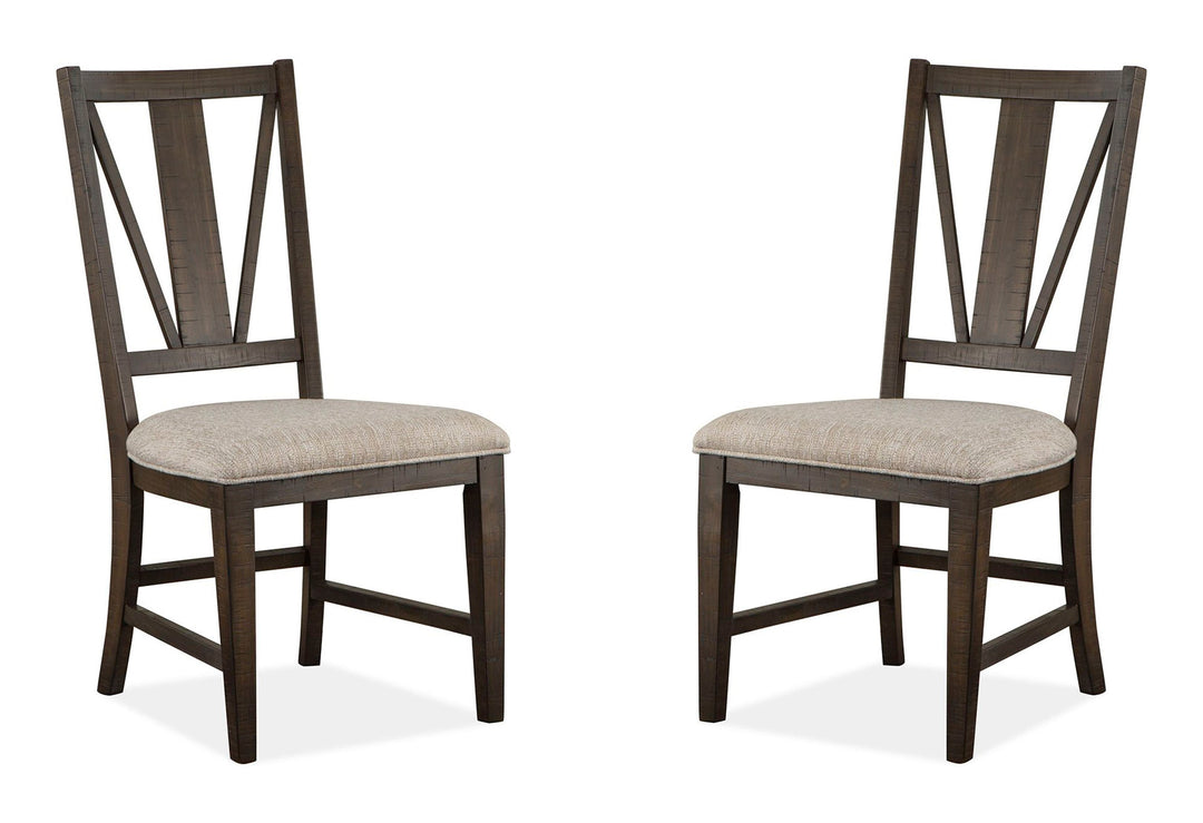 Westley Falls Graphite Upholstered Side Chair - Set of 2 - D4399-62