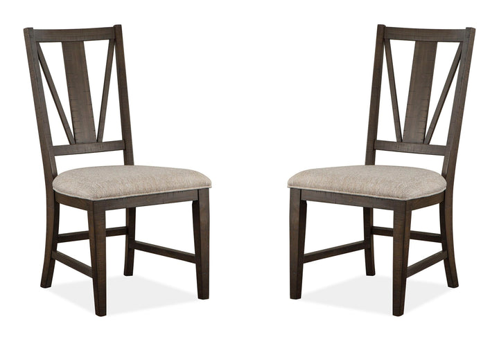 Westley Falls Graphite Upholstered Side Chair - Set of 2 - D4399-62