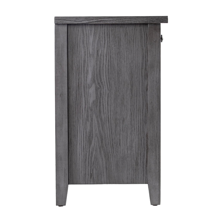 Edderton Media Console w/ Storage - AmericanHomeFurniture