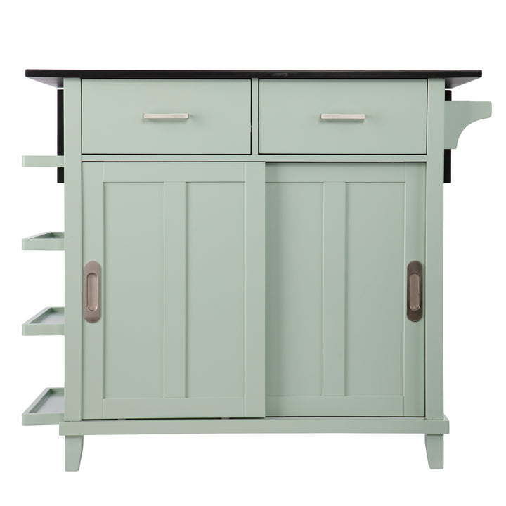 American Home Furniture | SEI Furniture - Ollerton Freestanding Kitchen Island