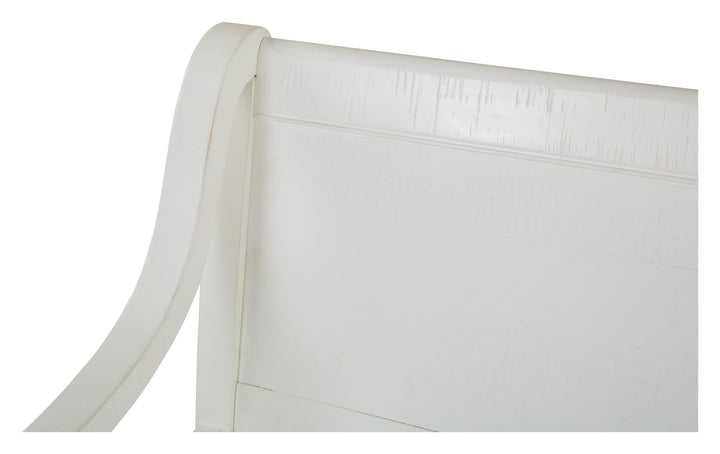 Heron Cove Chalk White And Dovetail Grey Bench - D4400-79