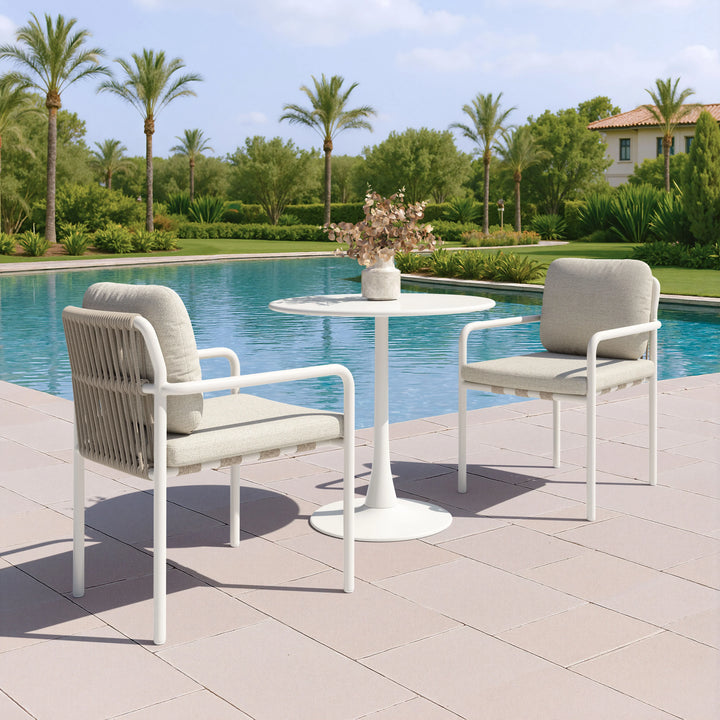 Aite Dining Chair (Set of 2) Beige - AmericanHomeFurniture