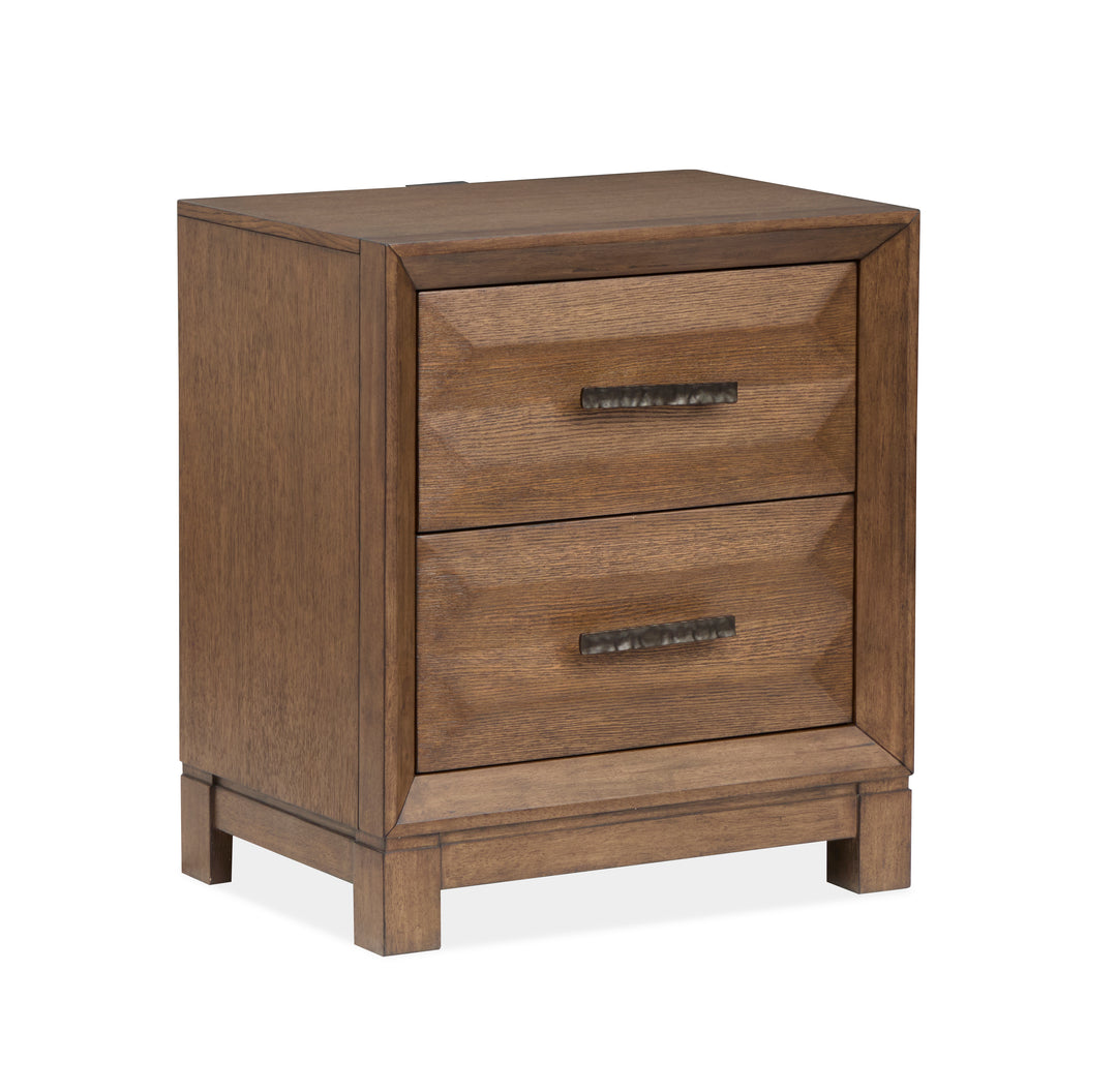 Callisto Bourbon Brown Drawer Nightstand - B6396-01