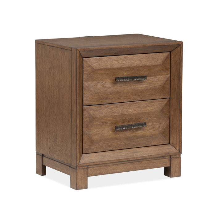 Callisto Bourbon Brown Drawer Nightstand - B6396-01