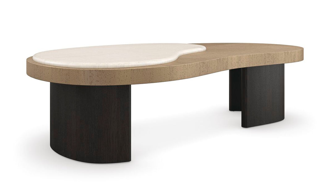 Modern Principles Contrast Cocktail Table - AmericanHomeFurniture
