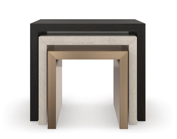 Modern Principles Contrast Nesting Tables - AmericanHomeFurniture