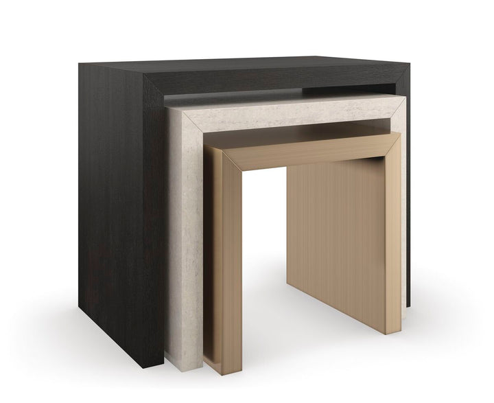 Modern Principles Contrast Nesting Tables - AmericanHomeFurniture