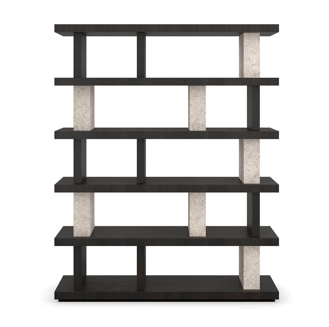 Modern Principles Contrast Tall Bookshelf - AmericanHomeFurniture