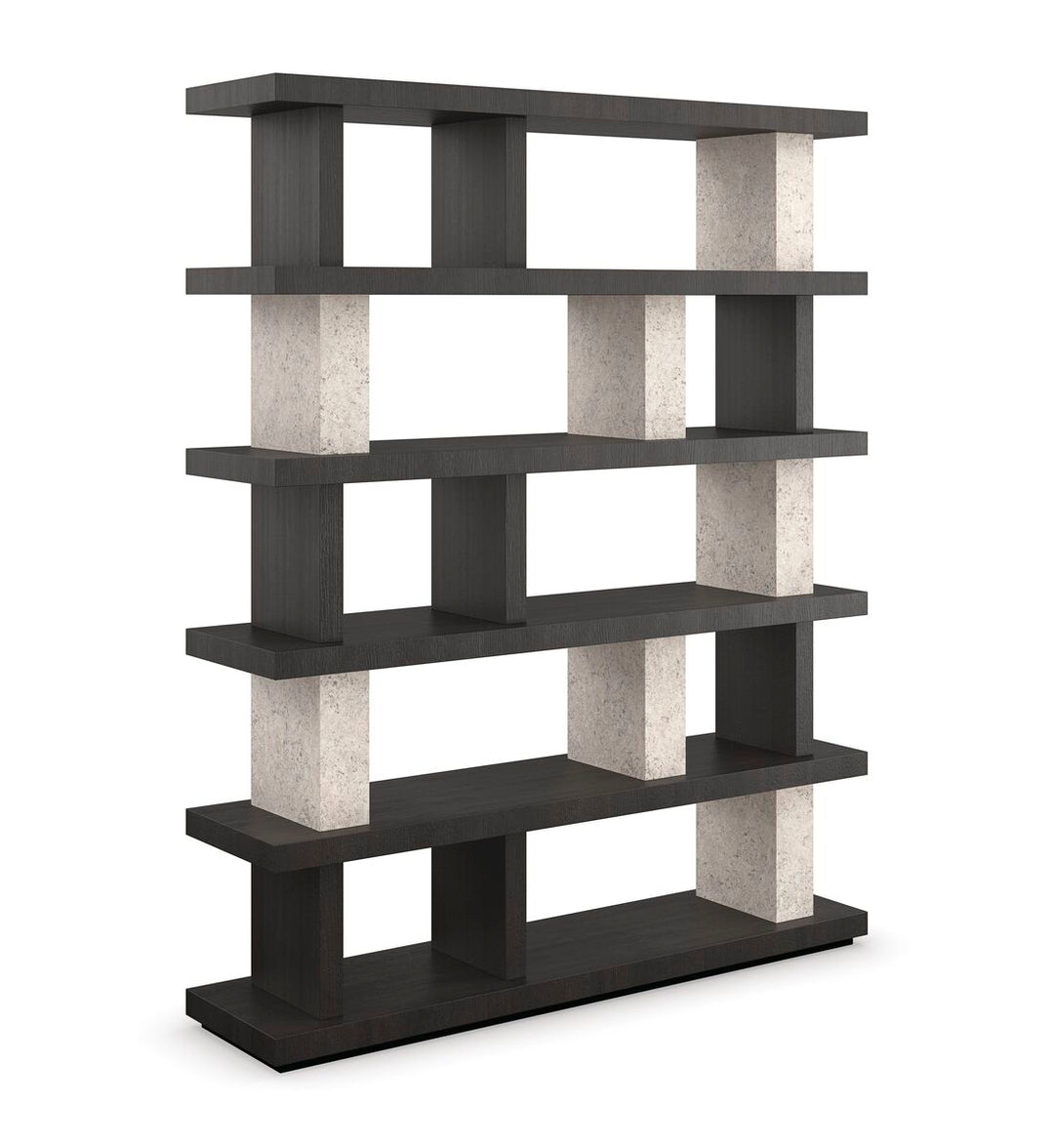 Modern Principles Contrast Tall Bookshelf - AmericanHomeFurniture