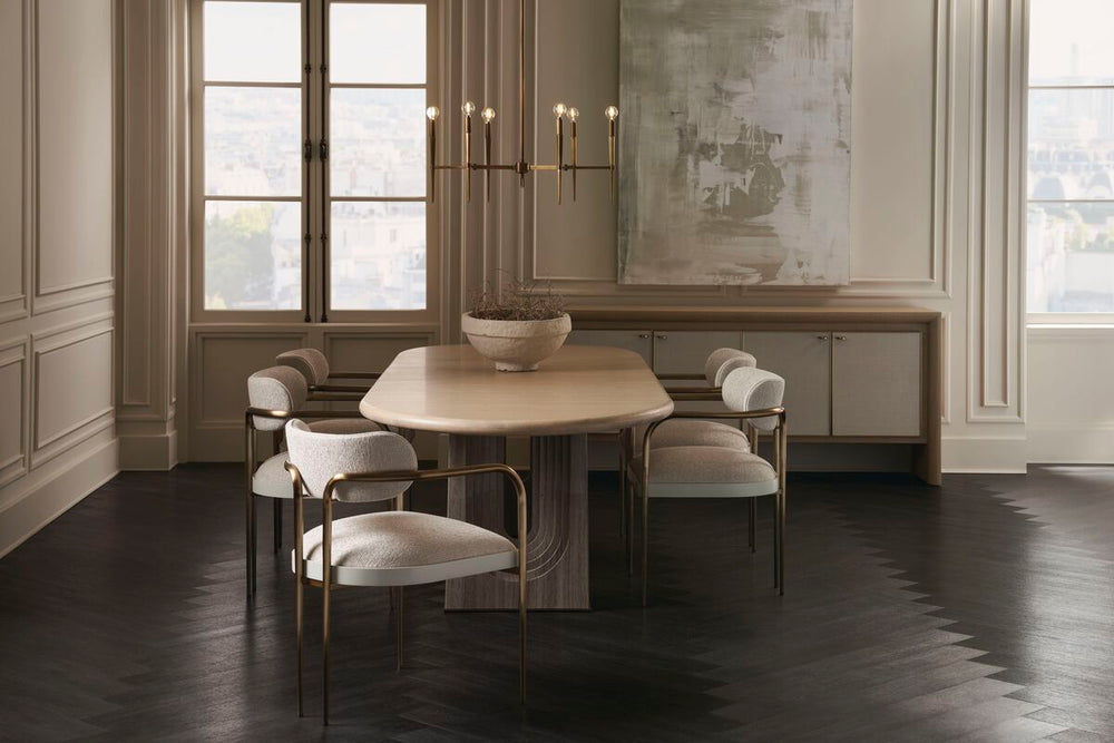 Modern Principles Emphasis Dining Table - AmericanHomeFurniture