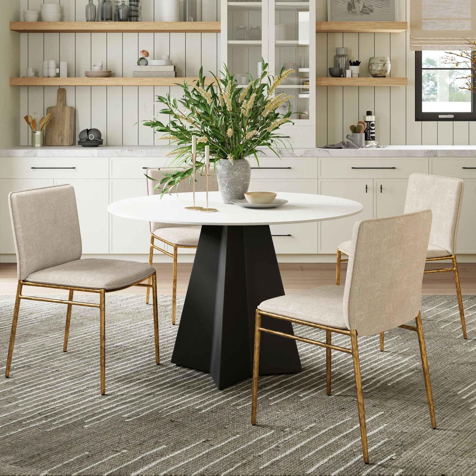 Zuo Izar Dining Table White DINING TABLES