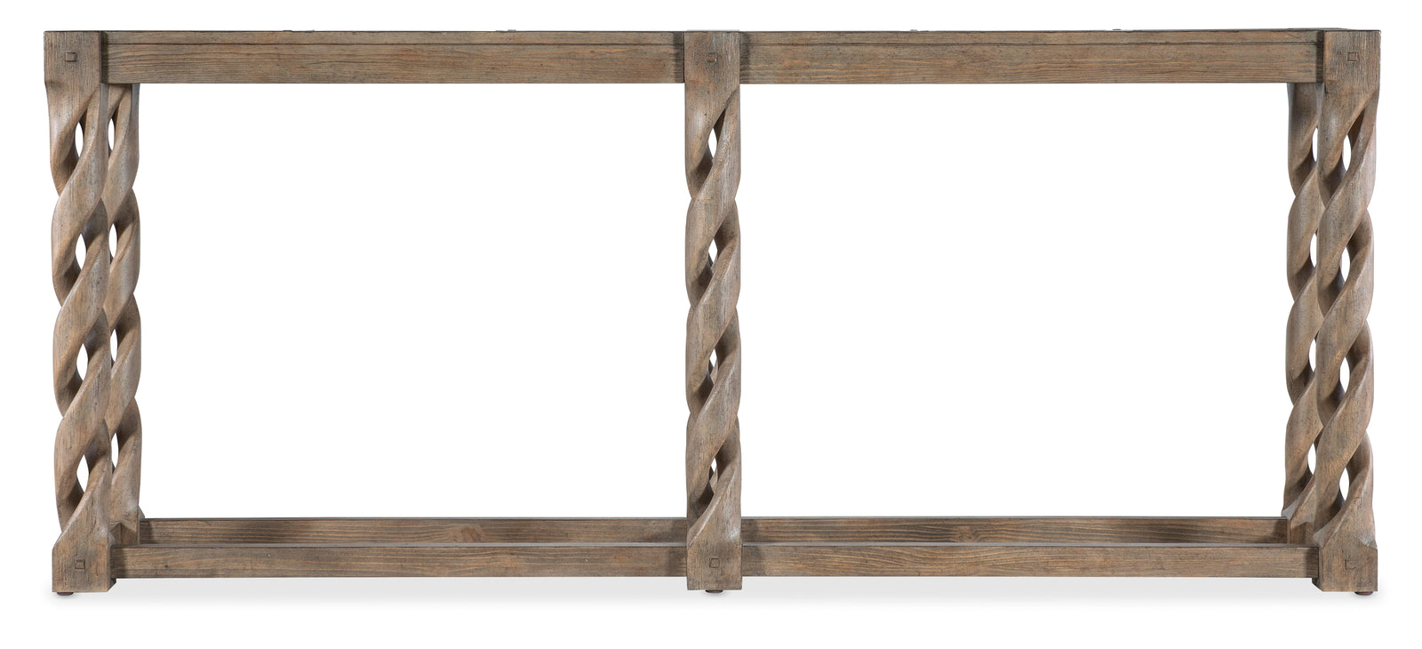 Medium wood finish/78''W x 14''L x 33''H