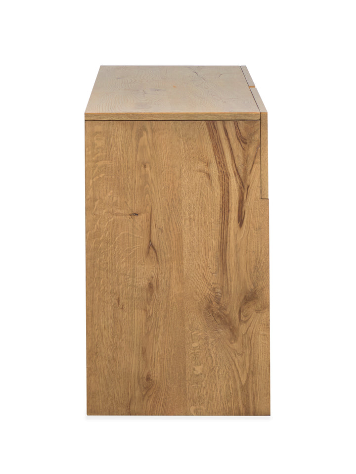 Ripley Rustic Caramel And Dark Bronze Rectangular Sofa Table - T6421-73