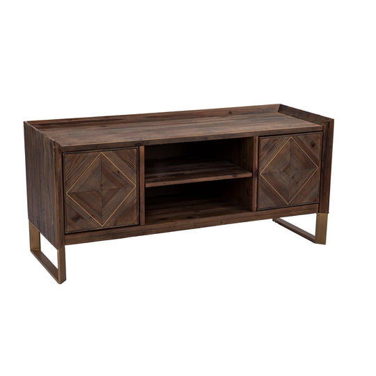 SEI Furniture Astorland Reclaimed Wood Media Console MEDIA + TV STANDS