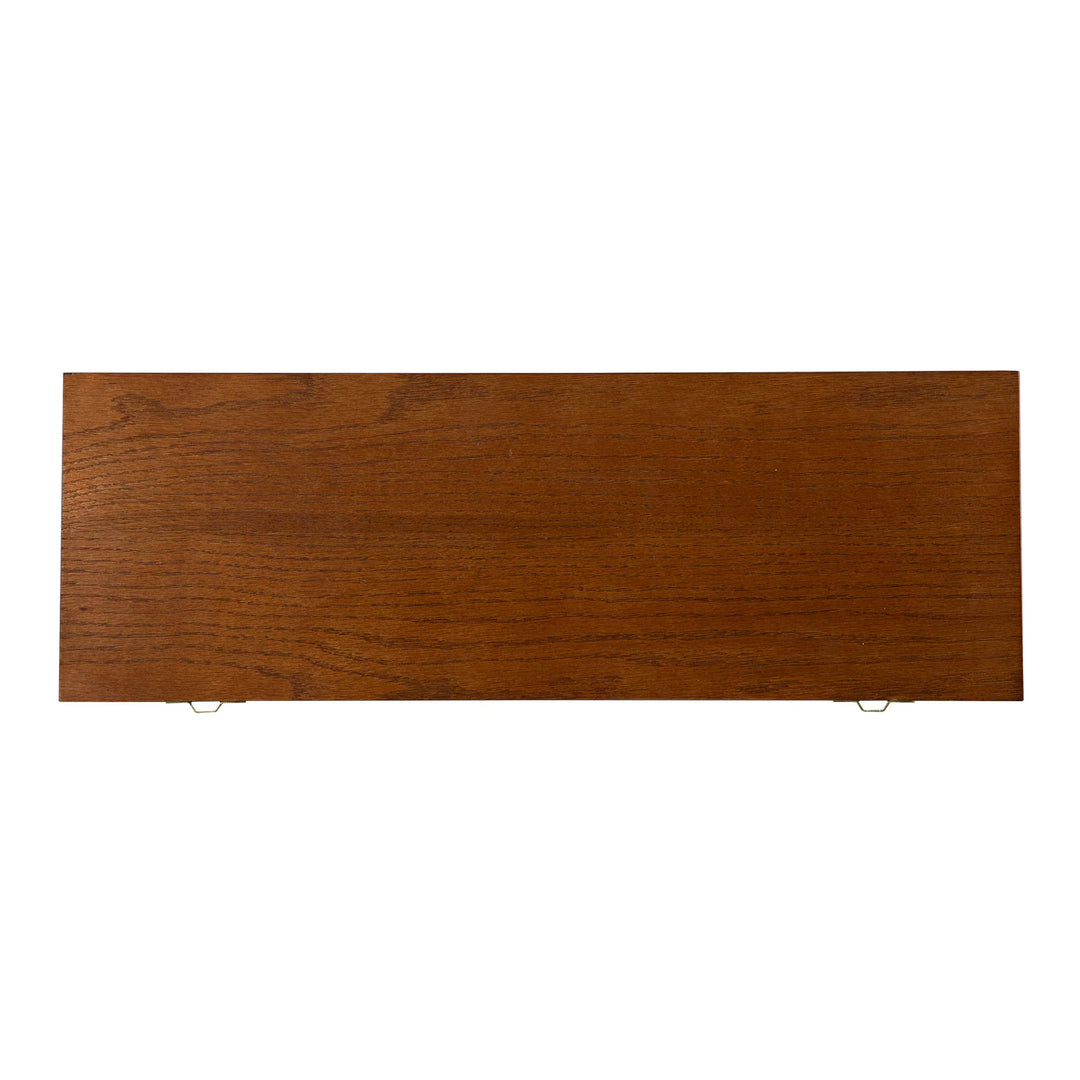 Window Pane Media Cabinet - Oak - AmericanHomeFurniture