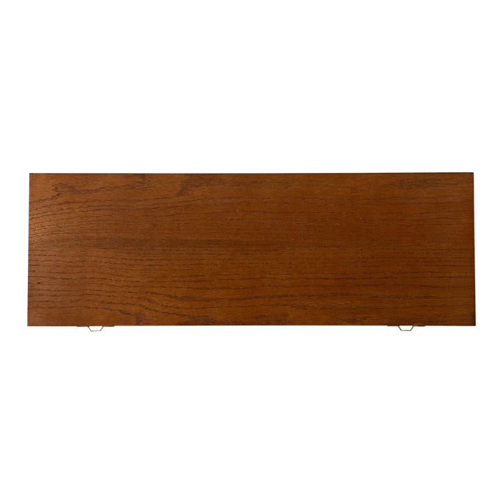 Window Pane Media Cabinet - Oak - AmericanHomeFurniture