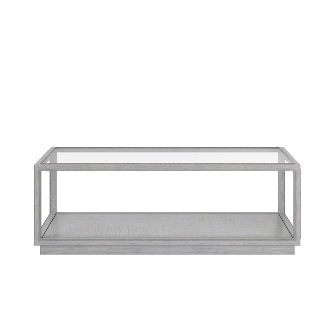 Glaze Rec Cktl Table-Vintage Blue