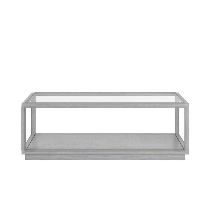 Glaze Rec Cktl Table-Vintage Blue