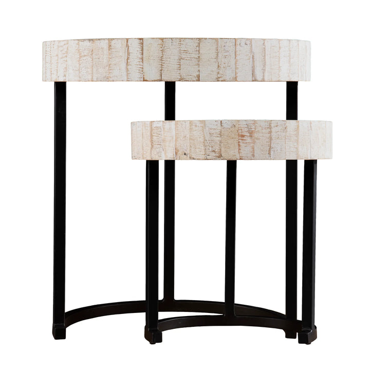 Kennerly Nesting Side Tables – 2pc Set - AmericanHomeFurniture