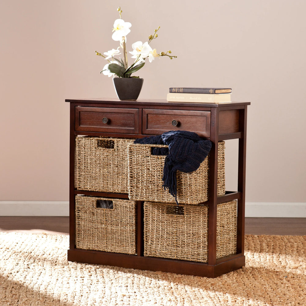 Kenton 4-Basket Storage Organizer - AmericanHomeFurniture