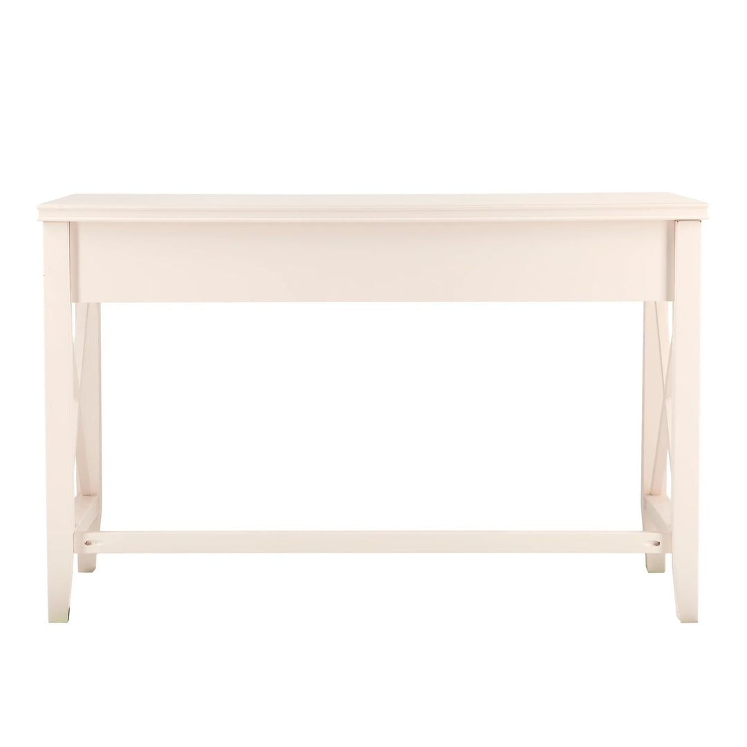 Larksmill Writing Desk - Modern Farmhouse Style - Off-White - AmericanHomeFurniture