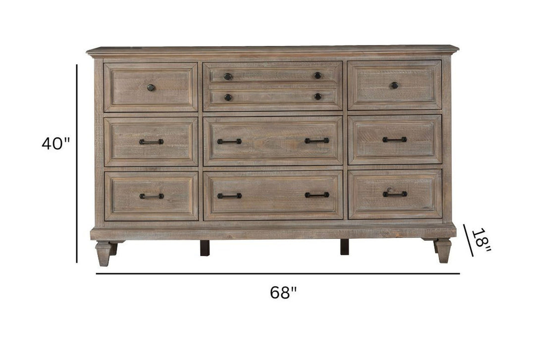 Lancaster Dovetail Grey Drawer Dresser - B4352-20