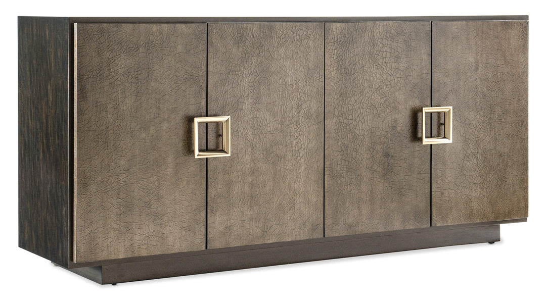 American Home Furniture Hooker Furniture Melange Asher Four Door Entertainment Credenza