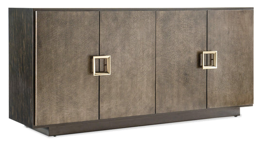 American Home Furniture Hooker Furniture Melange Asher Four Door Entertainment Credenza