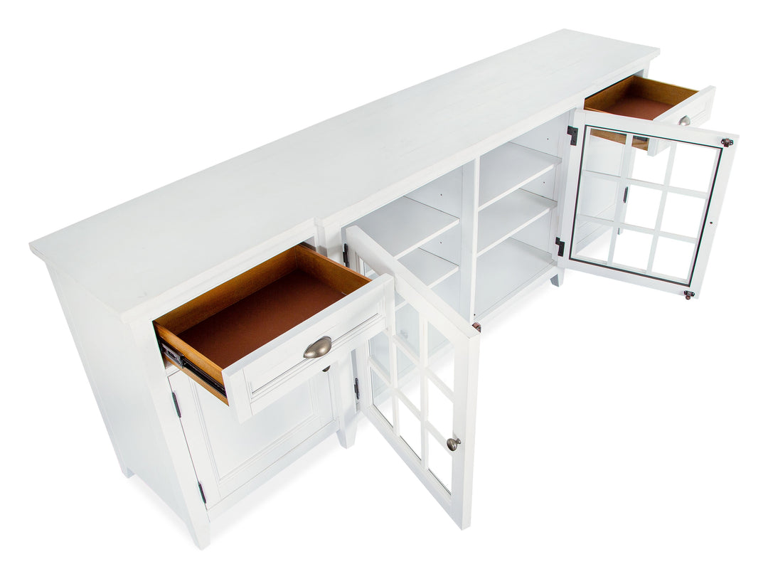 Heron Cove Chalk White 90" Console - E4400-09