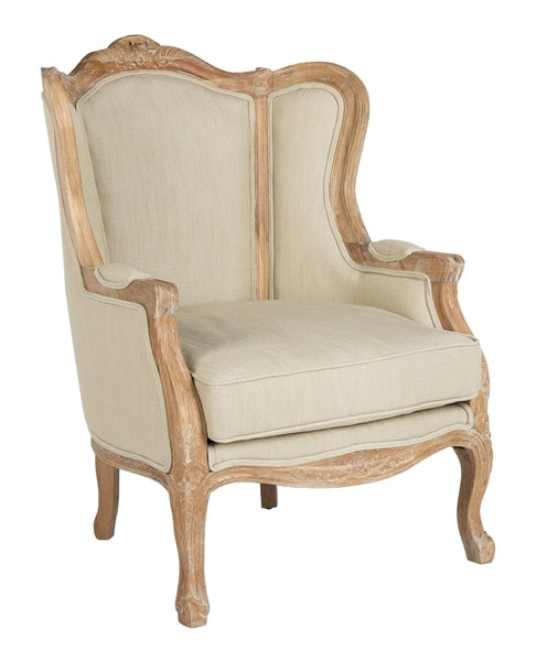 Fallon Linen Wing Chair